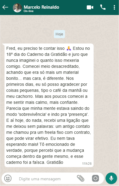 Caderno da Gratidão 9 Marcelo